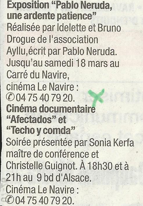 présentation film Fausta à Valence